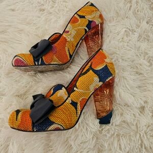 Irregular Choice orange and blue 7